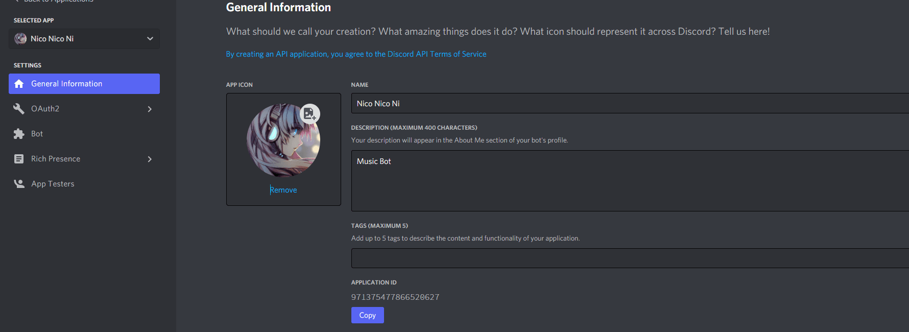 Discord music bot